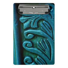 ティール（緑がかった色）葉 ミニクリップボード