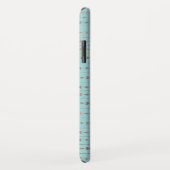 ティール（緑がかった色）赤面ピンクローズ金ゴールドトバルボホアロー Case-Mate iPhoneケース (裏面/右)