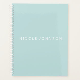 ティール（緑がかった色）/週/月のプランナー プランナー手帳