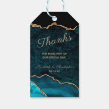 ティール（緑がかった色）金ゴールドアゲー感謝していデ結婚ス