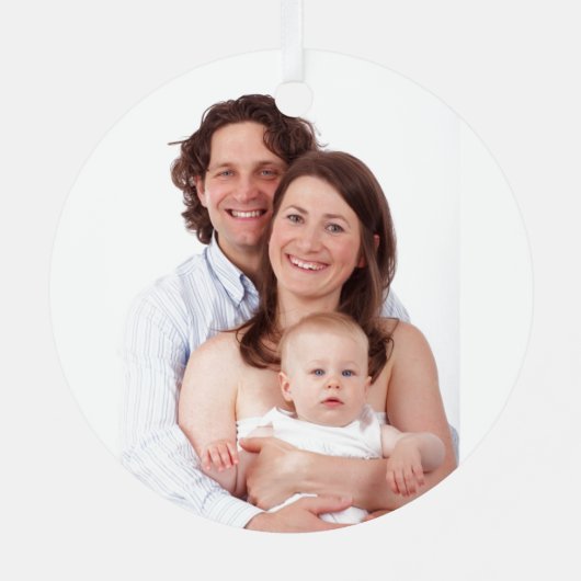 ティール(緑がかった色)、金ゴールド、シルバークリスマス |写真 メタルオーナメント (裏面)