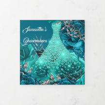 ティール（緑がかった色）銀バラ女性写真フローラ誕生日