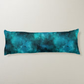 ティール（緑がかった色）銀河系シリーズデザイン7 ボディピロー (裏面)