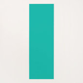 ティール（緑がかった色）離れ抽象芸術 ヨガマット (裏面)