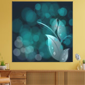 ティール(緑がかった色)離れ《写真》ぼけ味キャンバスプリント キャンバスプリント (インサイチュ (リビング))