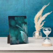 ティール（緑がかった色）離れ《写真》ぼけ味 フォトプラーク (側面)