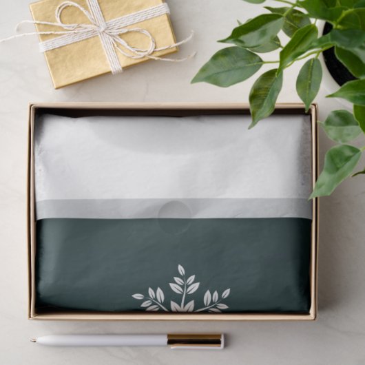 ティール(緑がかった色)雪だるまウィンターシーンクリスマスティッシュペーパー 薄葉紙 (ギフト)