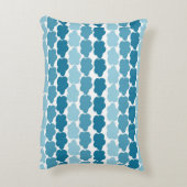 ティール（緑がかった色）雲（女の子または男の子） アクセントクッション (裏面(縦))