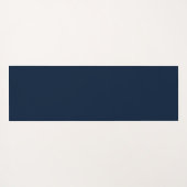 ティール（緑がかった色）、青と白の大理石の流体アート ヨガマット (裏面(横))