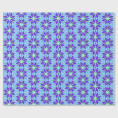 ティール(緑がかった色)青紫すべての行事包装紙 ラッピングペーパー (フラット)