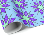 ティール(緑がかった色)青紫すべての行事包装紙 ラッピングペーパー (ロールコーナー)