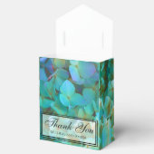 ティール(緑がかった色)青黄色紫陽花 フェイバーボックス (オープン)