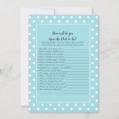 ティール(緑がかった色)魅力的バウ知っているパパ最高のゲーム 招待状 (正面)