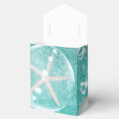 ティール（緑がかった色）魅惑シースターフィッシュ&バブルズ海ビーチ フェイバーボックス (オープン)