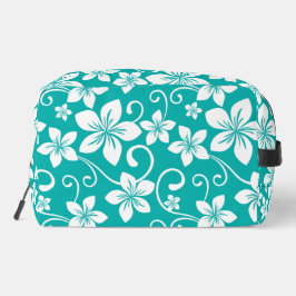 ティール（緑がかった色）DOPPキットにおけるブルーハワイ模様 ドップキット