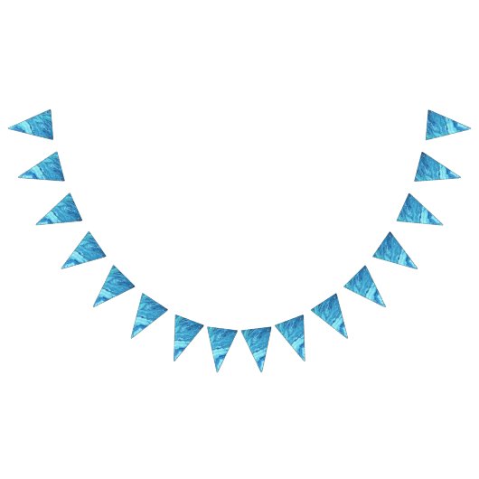 ティール(緑がかった色) Geode バンティングフラッグ (全)