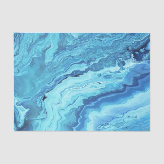 ティール(緑がかった色) Geode 薄葉紙 (正面)