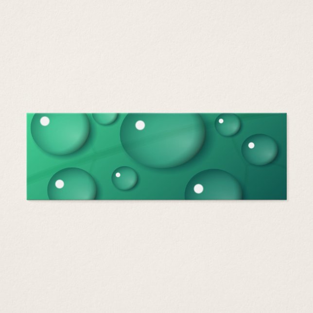 ティール（緑がかった色）Raindropテクスチャ (正面)