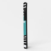 ティール（緑がかった色）Sassy Star Zebra BT iPhone 5ケース Case-Mate iPhoneケース (裏面/左)