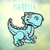 ティール（緑がかった色）Tレックス ウィンドウサイン (シート3)