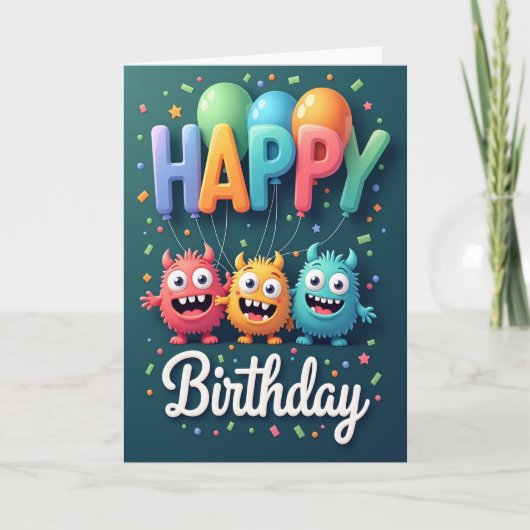 ティール 誕生日 シーン カード (正面)