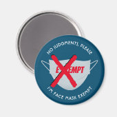 ティール |顔マスク除外 マグネット (正面/裏面)