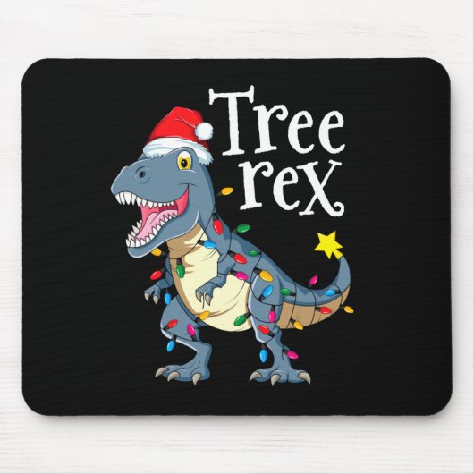 ティーレックス恐竜クリスマス マウスパッド (正面)