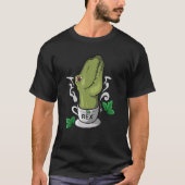 ティーレックス 紅茶の時間 お茶好き 恐竜 Tシャツ (正面)