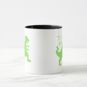 ティーレックス-背景色を選択 マグカップ (中央)