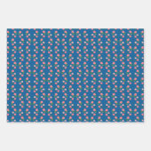 ティーローズパターン かわいい花柄 フェミニン スイート ラッピングペーパーシート (正面2)