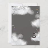 ティーンのためのモダンなハロウィンパーティーの招待状 招待状 (裏面)