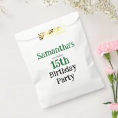 ティーンのノンシャラン誕生日パーティー招待状 フェイバーバッグ (封をした状態)