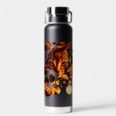 「ティーンイティガー」子猫真空絶縁ボトル ウォーターボトル (背面)