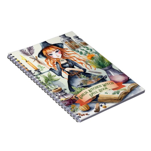 ティーンエイジのキッチンウィッチスペル予約グリモワール ノートブック (右側)