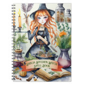 ティーンエイジのキッチンウィッチスペル予約グリモワール ノートブック (正面)