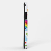 ティーンエイジの虹のスカル背景 Case-Mate iPhoneケース (裏面/右)