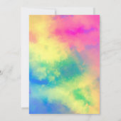 ティーンエイジプール誕生日招待状スイミングパーティー 招待状 (裏面)