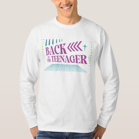 ティーンエイジャーに戻る Tシャツ (正面)