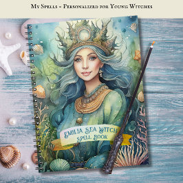 ティーンエイジ海の魔女の呪文グリモワール ノートブック