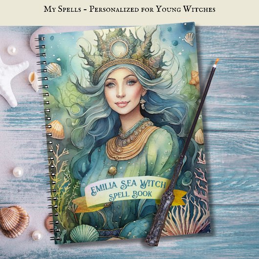 ティーンエイジ海の魔女の呪文グリモワール ノートブック