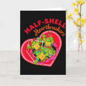 ティーンエイジ・ミュータント・ニンジャ・タートルズ バレンタインのハートブレイク カード (黄色い花)