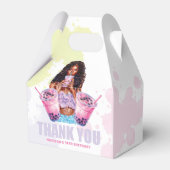 ティーンエージボバティーカスタム誕生日アフリカンアメリカン フェイバーボックス (正面サイド)