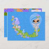 ティーンシー妖精かわいいフェイリー ポストカード (正面/裏面)