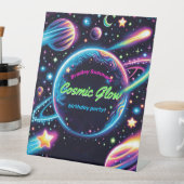 ティーンズ コスモック グロー 宇宙をテーマにした誕生日パーティー 台座サイン (インサイチュ)