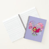 ティーンタイタンズゴー！| スターファイアのハートパンチ グラフィック ノートブック (内部)