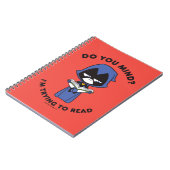 ティーンタイタンズゴー！| レイヴン "読んでるから静かにして" ノートブック (左側)