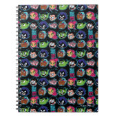 ティーンタイタンズ・ゴー！ | タイタンズ ヘッドパターン ノートブック (正面)