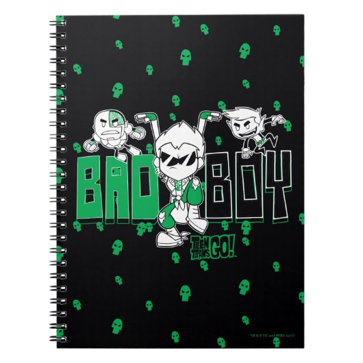 ティーンタイタンズGO! | "不良少年"ロビン、サイボーグ、& BB ノートブック (正面)