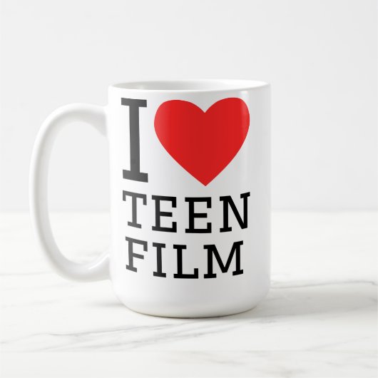 ティーン映画が好き コーヒーマグカップ (左)