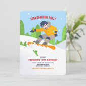 ティーン スノーボーダー ご招待 招待状 (スタンド正面)